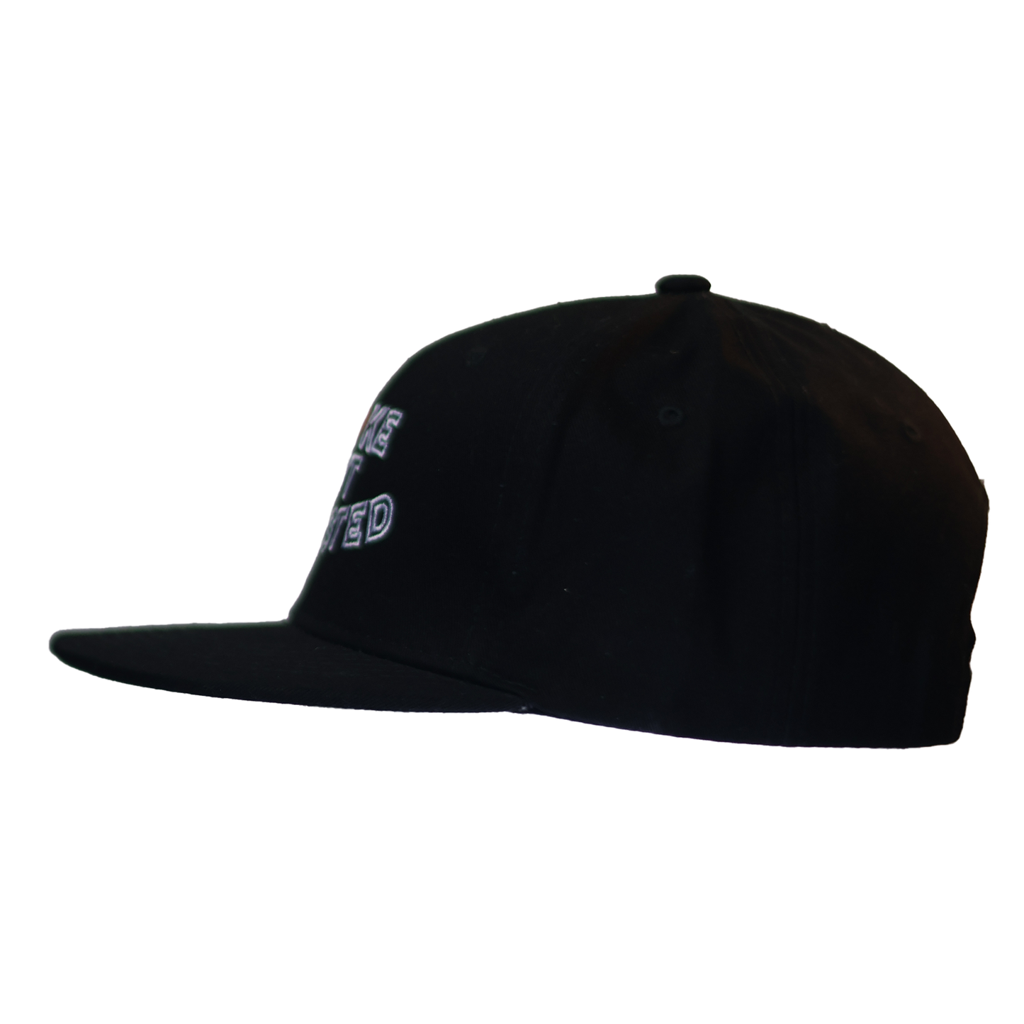 Black "broken heart" Adjustable Design Flat Cap