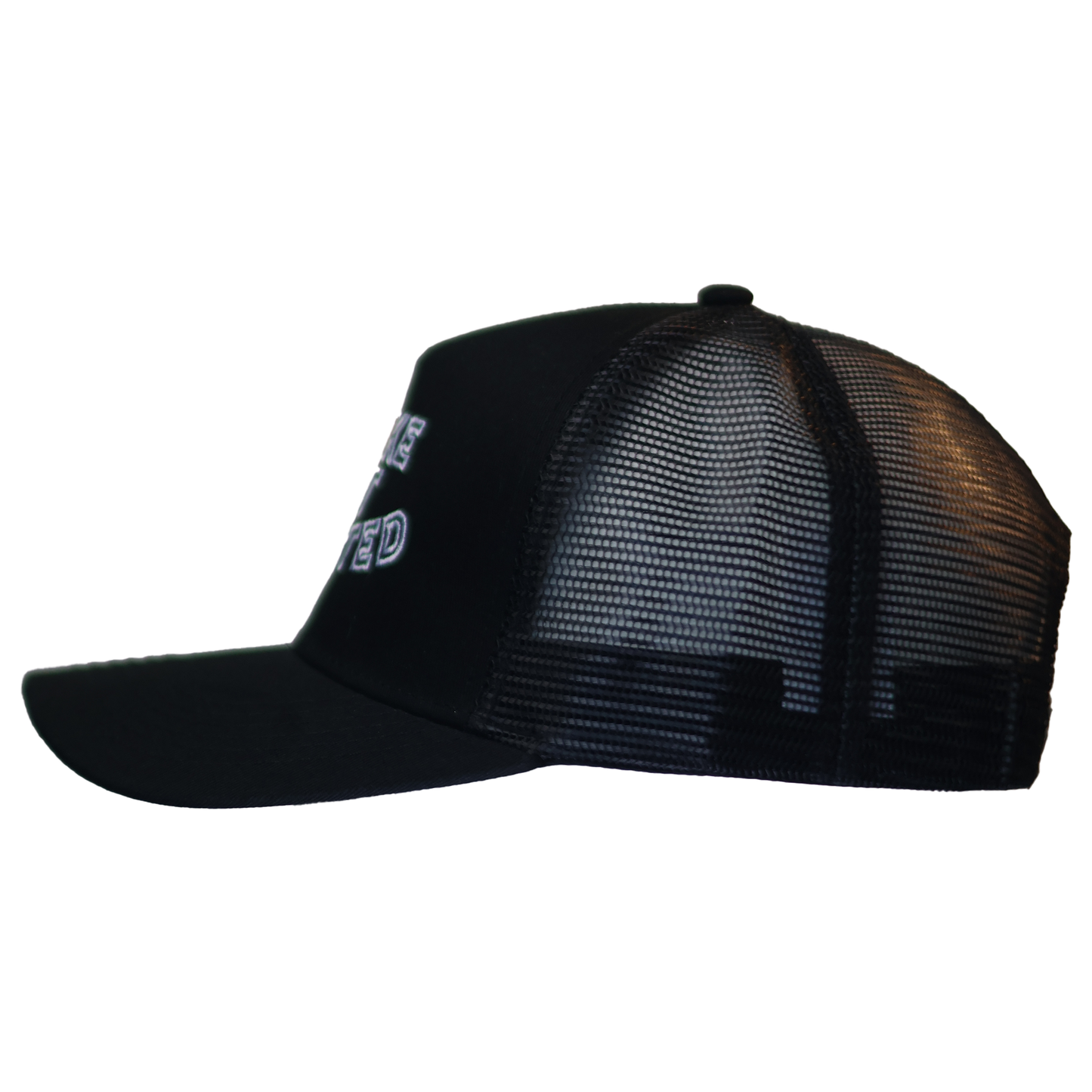 Black “broken heart” Design Curved Cap