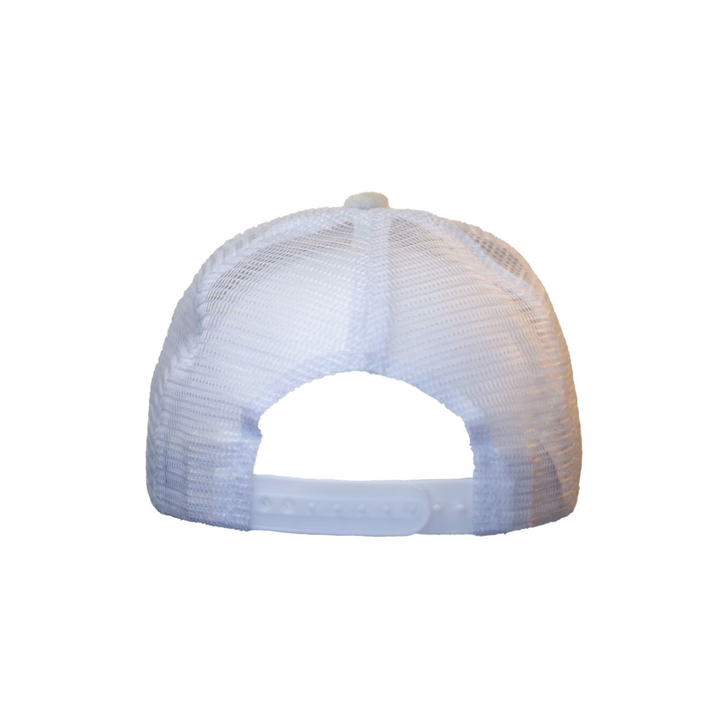 White (Suede) Stunting Curved Teddy Design Cap